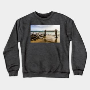 The Cattle Jetty, Observation Point, Point Nepean, Portsea, Mornington Peninsula, Victoria, Australia. Crewneck Sweatshirt